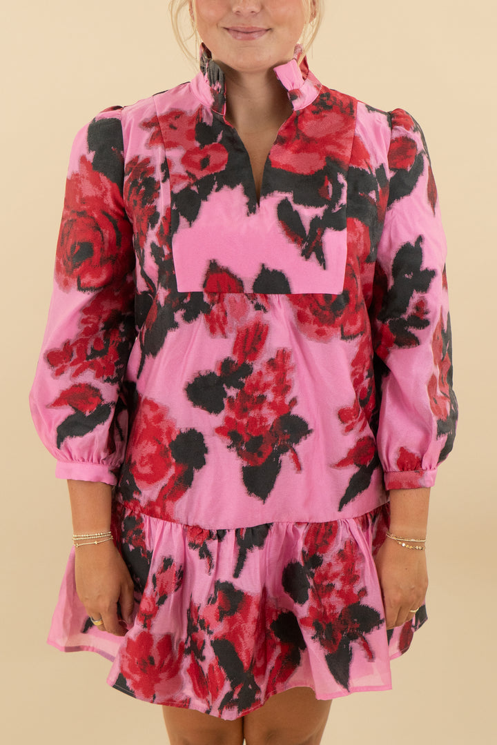 Tuckernuck Begonia Blossom Mini Dress nwt (l; retail $168)