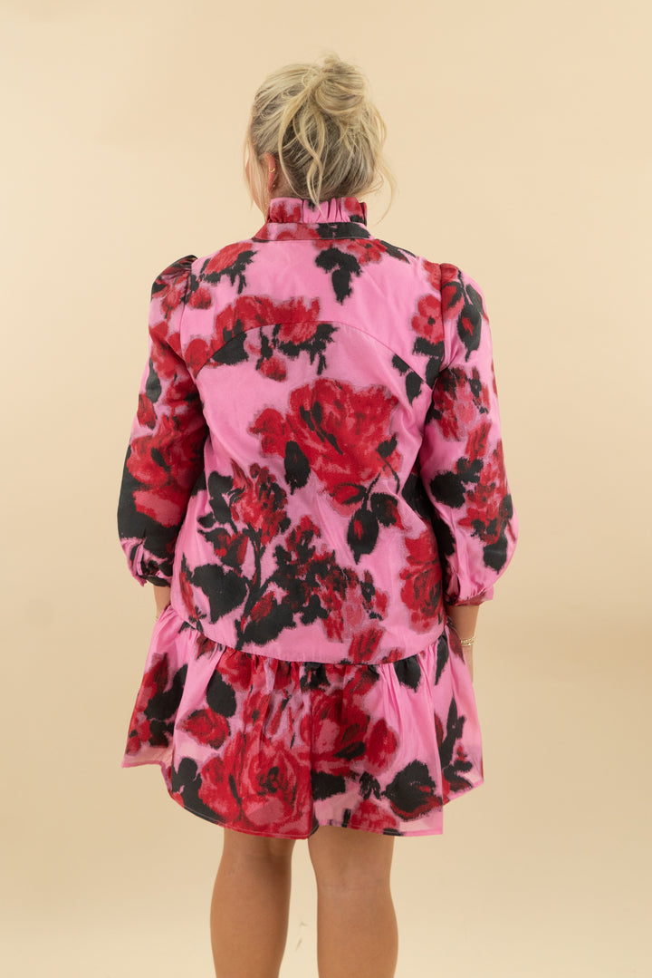 Tuckernuck Begonia Blossom Mini Dress nwt (l; retail $168)