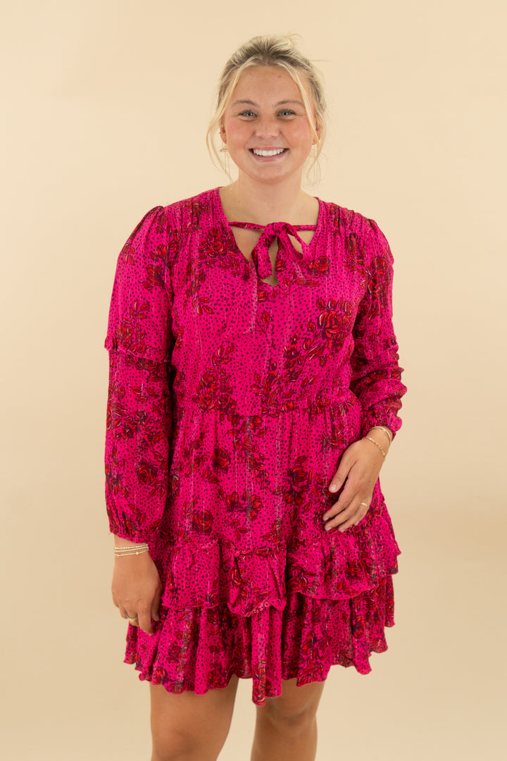 Jessica Simpson Izzy Ruffle Long Sleeve Mini Dress nwt (l; retail $32)