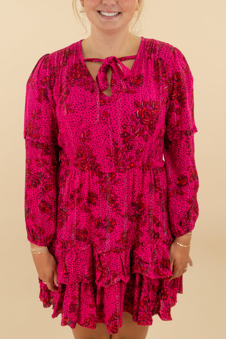 Jessica Simpson Izzy Ruffle Long Sleeve Mini Dress nwt (l; retail $32)