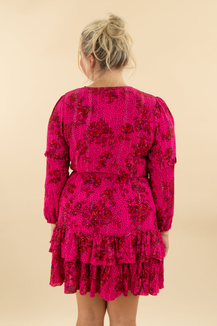 Jessica Simpson Izzy Ruffle Long Sleeve Mini Dress nwt (l; retail $32)