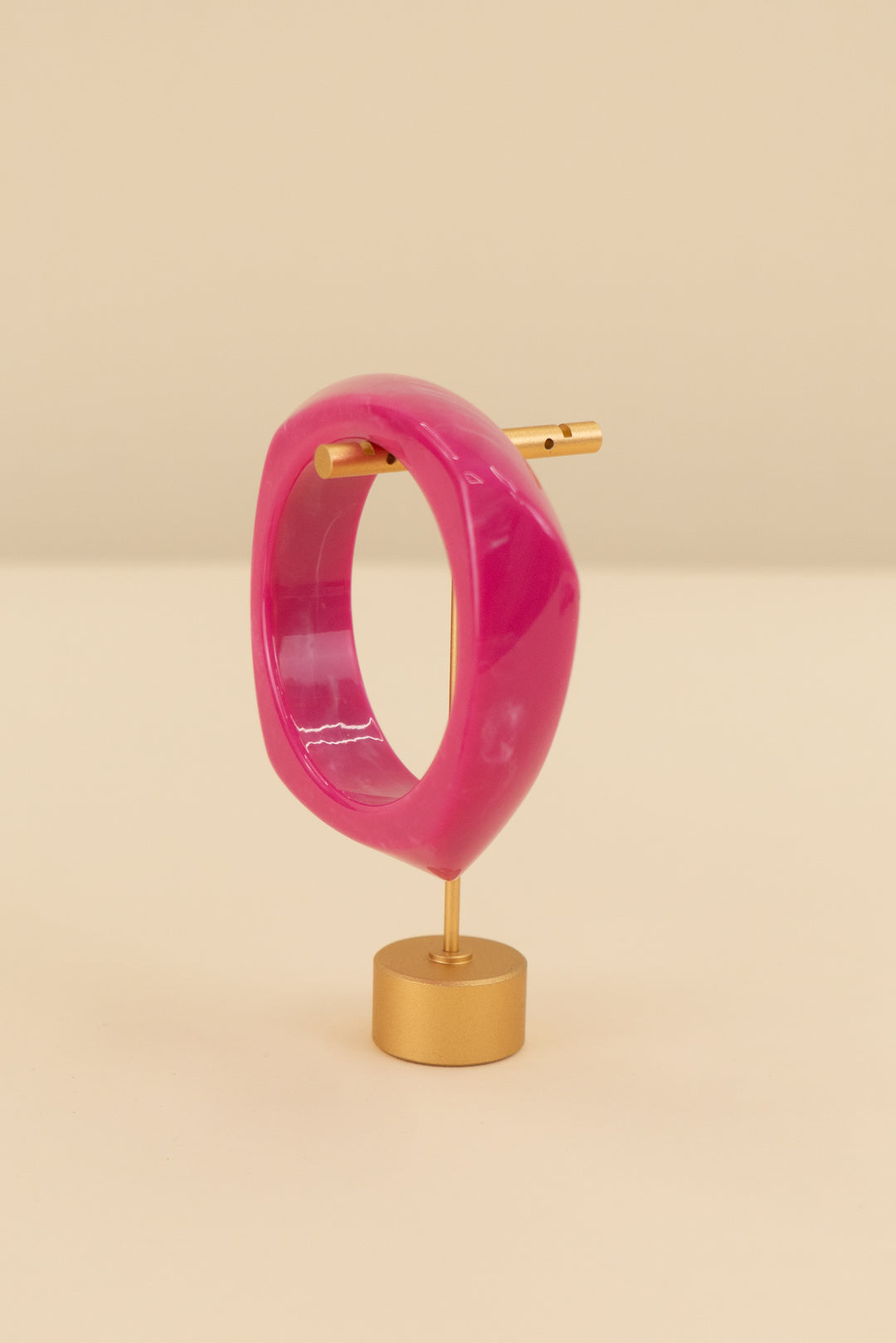 fuchsia resin bangle (os; retail $45)