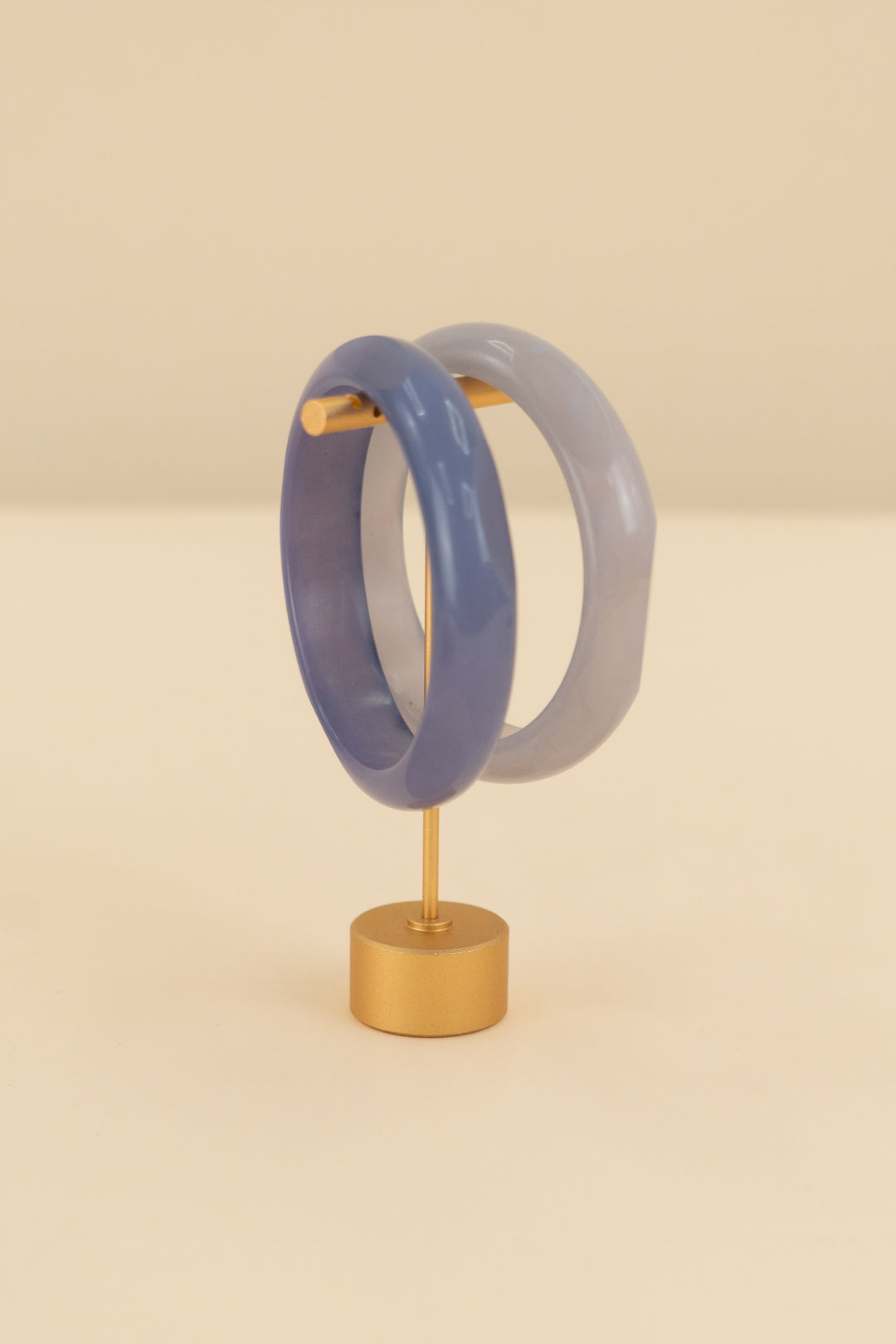 purple resin bangle set (os; retail $45)
