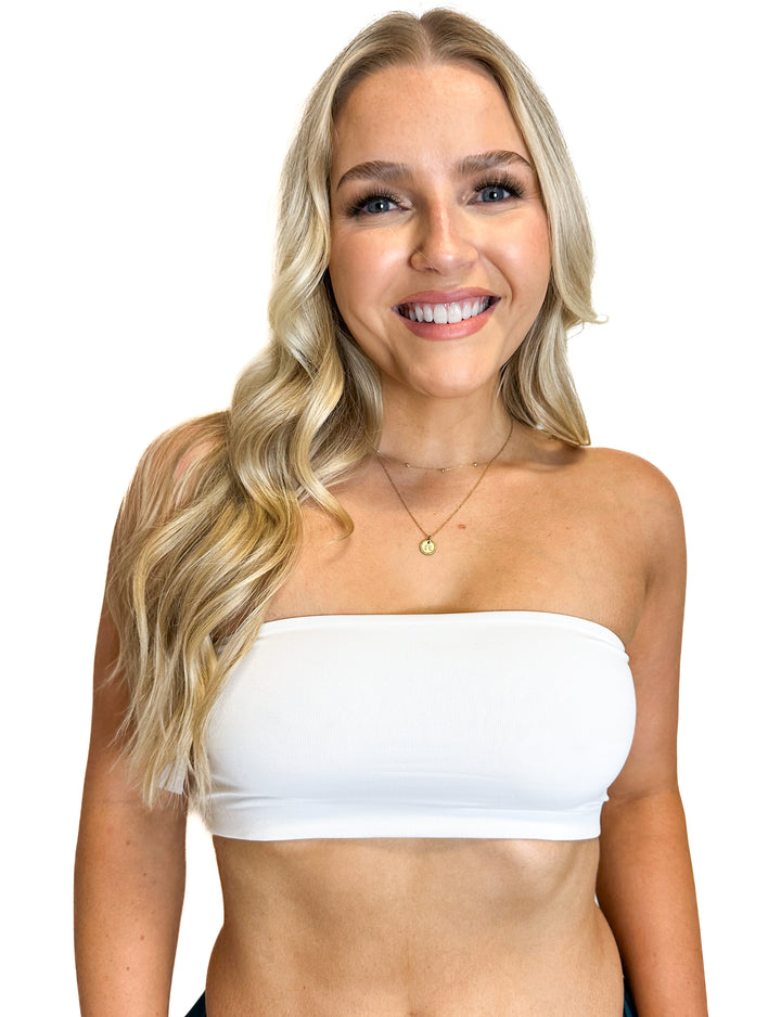 Aritzia White Bandeau Contour Bra NWT (XS)