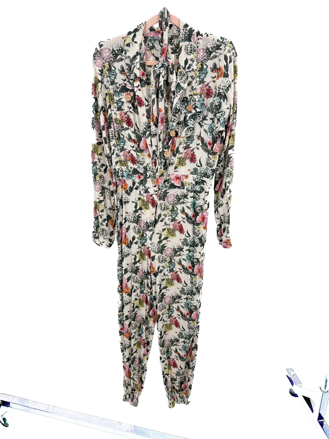 Free People Floral Jumpsuit (XS)