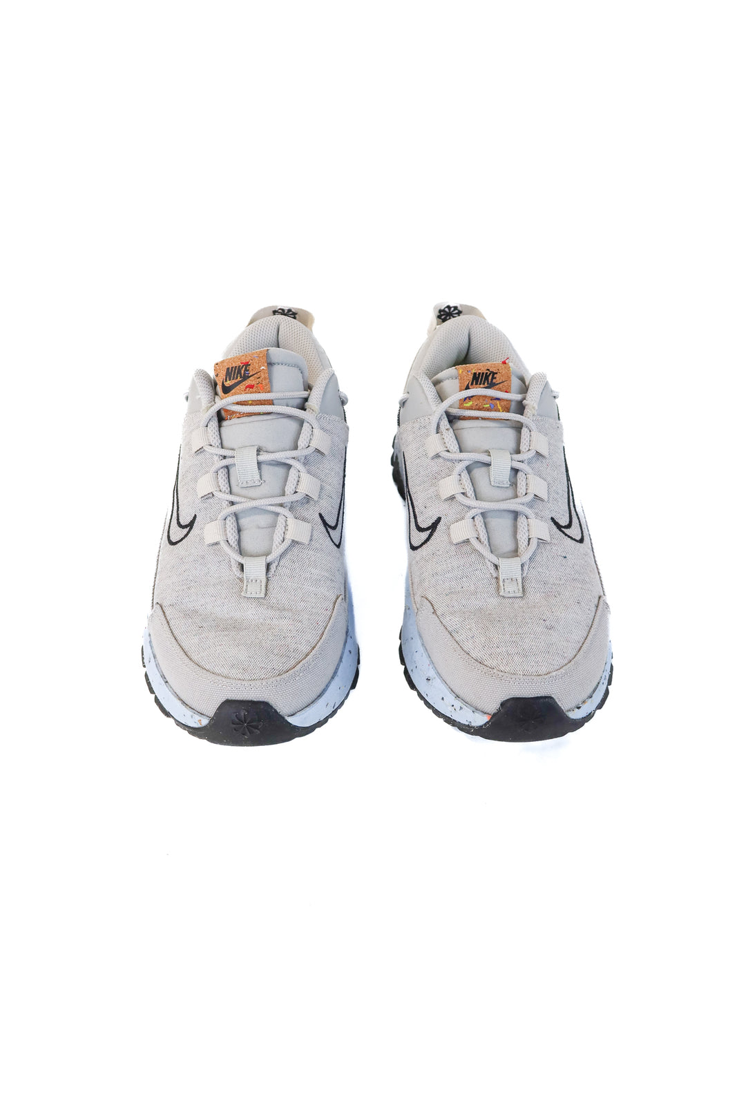 nike grey/blue sneakers (8; retail $80)