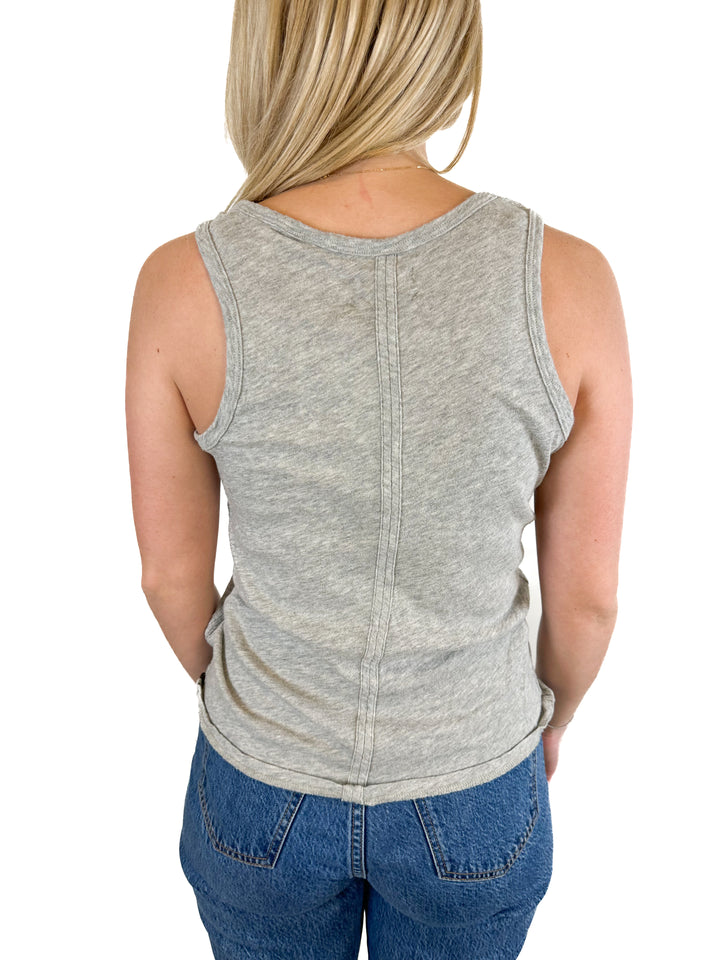 Billy Reid Cotton Cashmere Grey Tank (XS)
