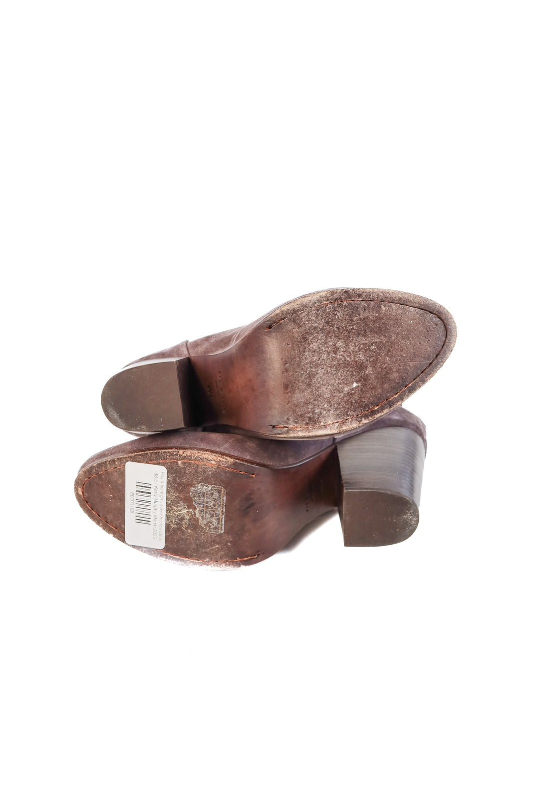 Rag & bone grey suede booties (38.5;retail $498)