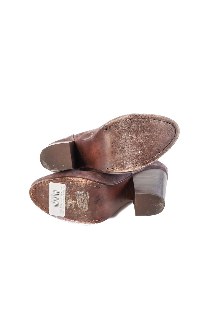 Rag & bone grey suede booties (38.5;retail $498)