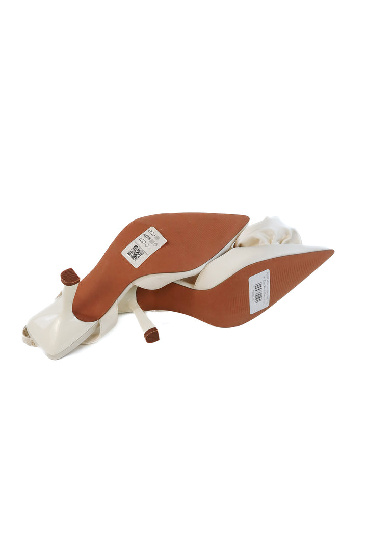 ASOS white rose heels NWOT (9; retails for $55)