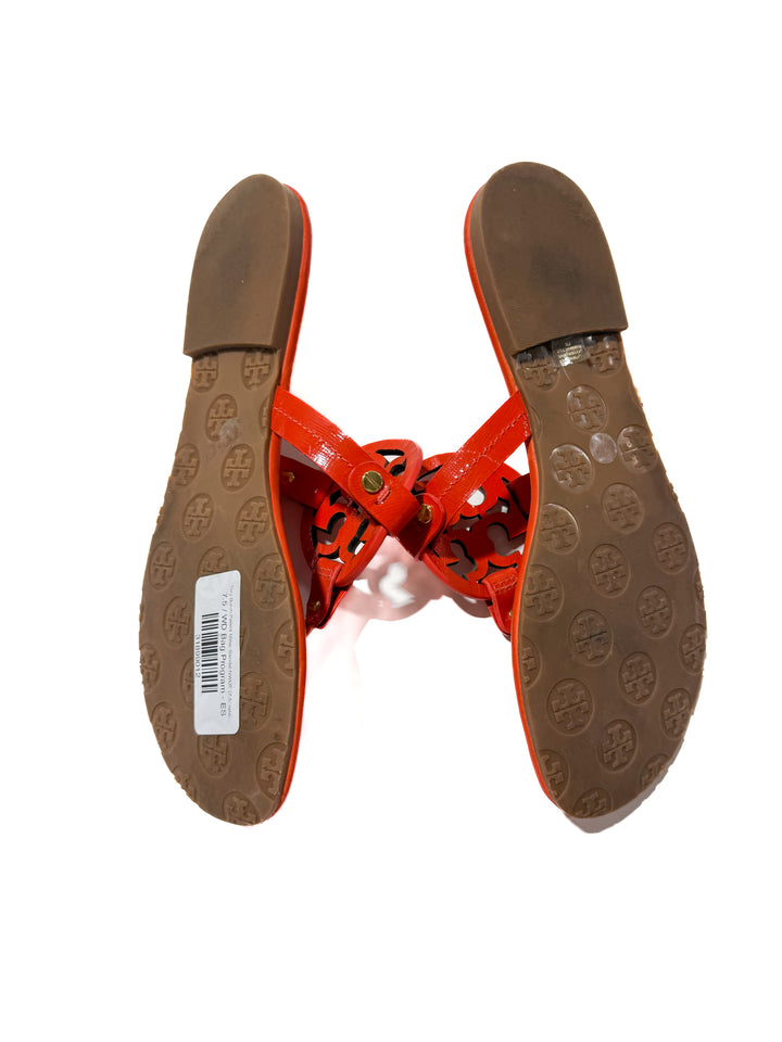 SOLD:Tory Burch Patent Leather Miller Sandal NWOT (7.5; retail $198)