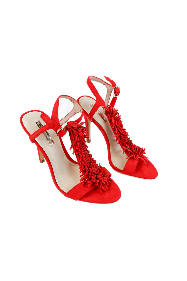 BCBGeneration red textured stilettos (6)