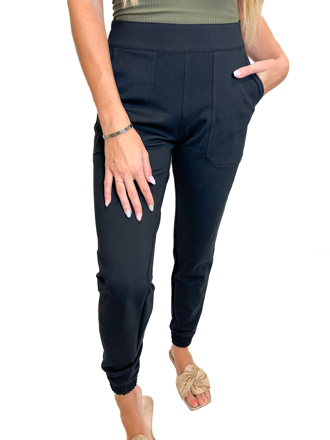 Spanx Black Tapered Pants (XS)