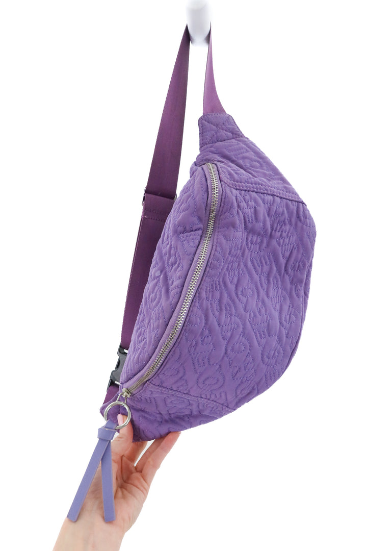 house of holland purple belt bag (retail $190)