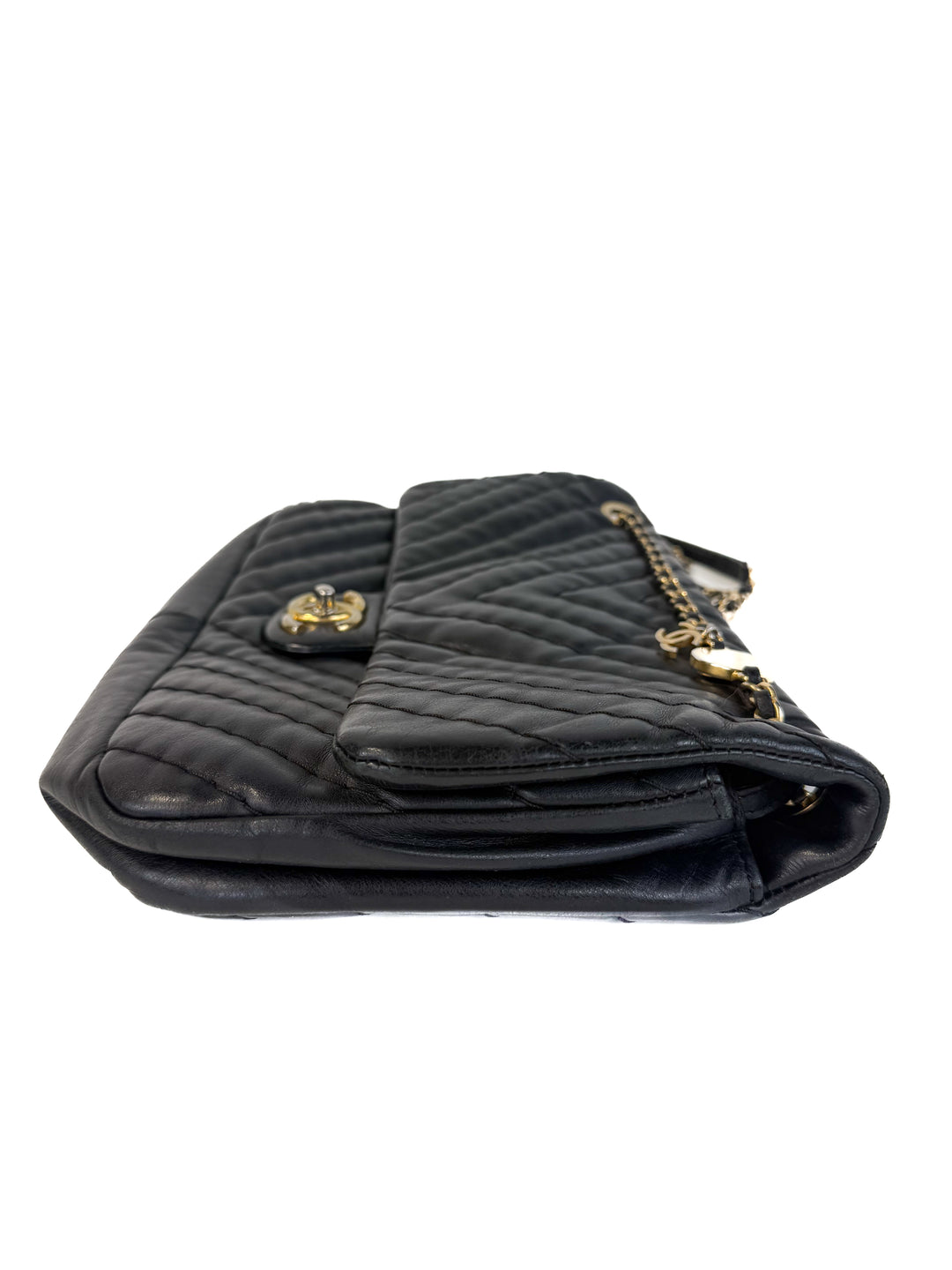 Chanel Quilted Chevron in Black (est. retail today $8,200)