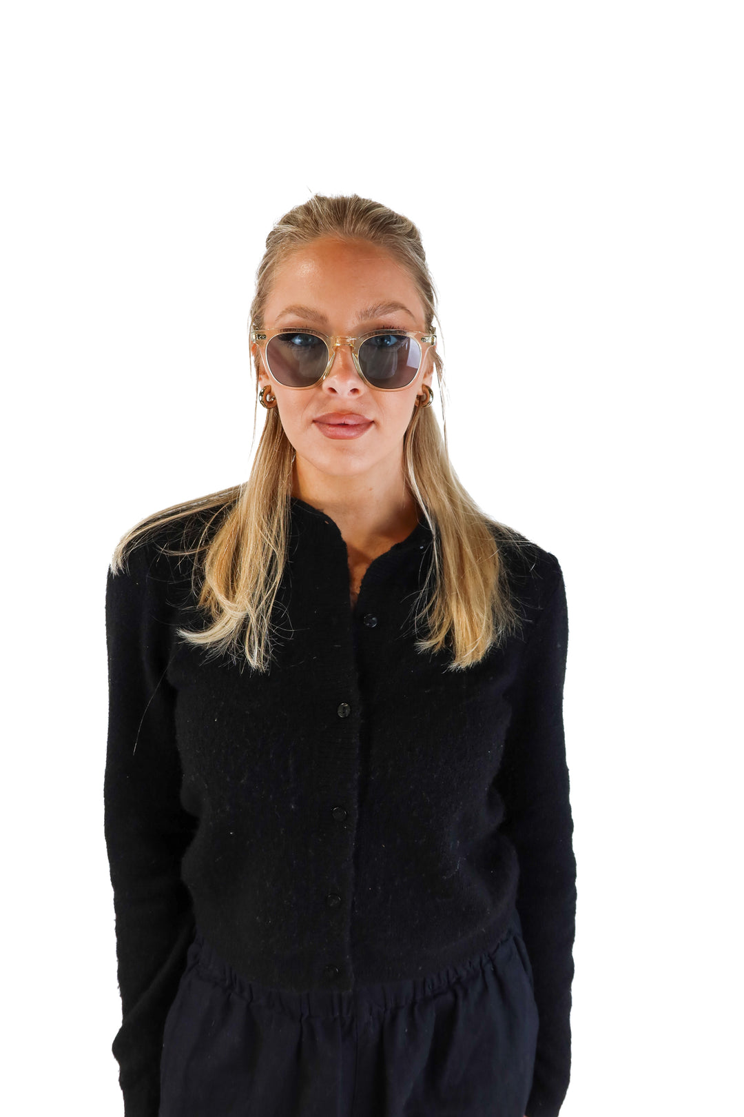 Garrett Leight clear glasses (retail $355)