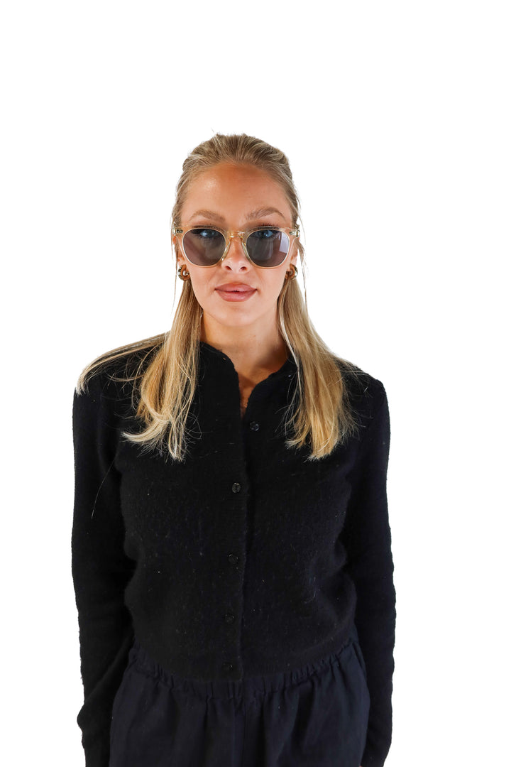 Garrett Leight clear glasses (retail $355)