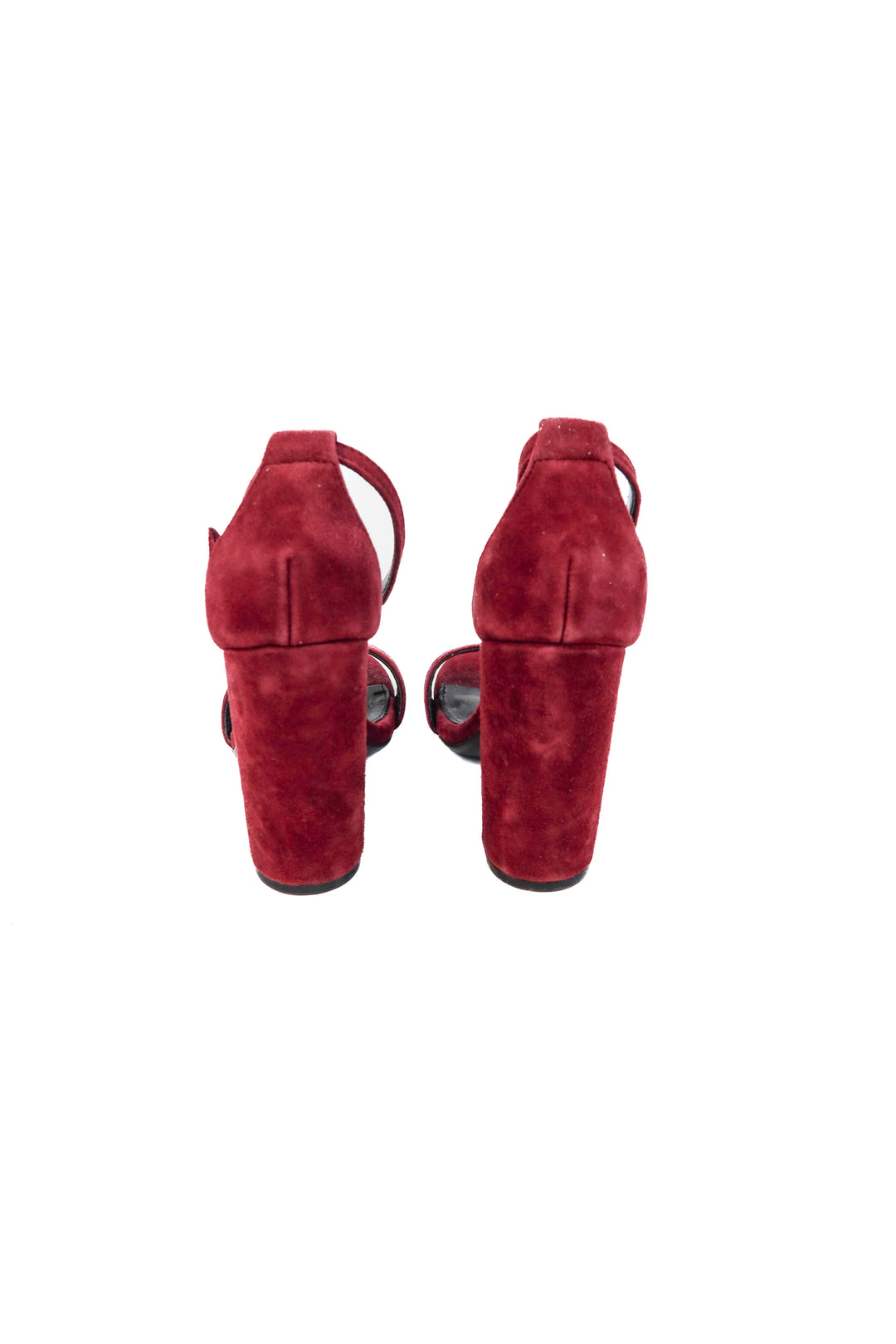 Steve Madden dark purple velvet heels (5.5)