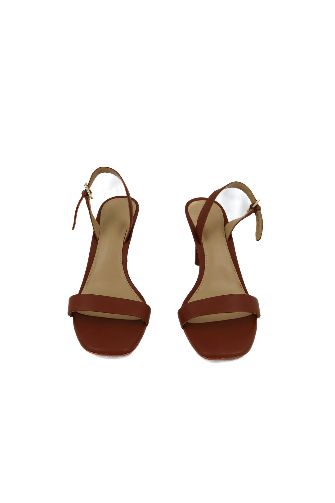 michael kors brown sling back sandals (7.5; retail $79)