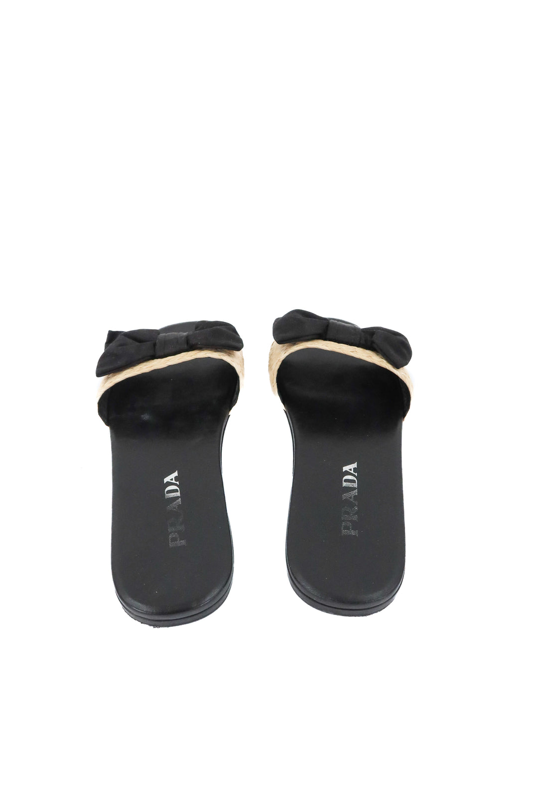prada bow slip on sandal (39/ US8.5-9; $1,120)