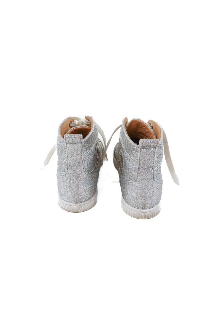 christian louboutin metallic sneakers (38/ US8; retail $1,495)
