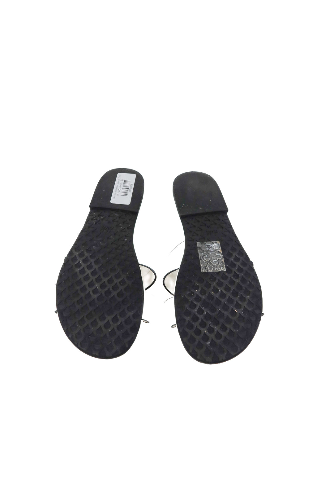 h&m cream buckle sandals (39)