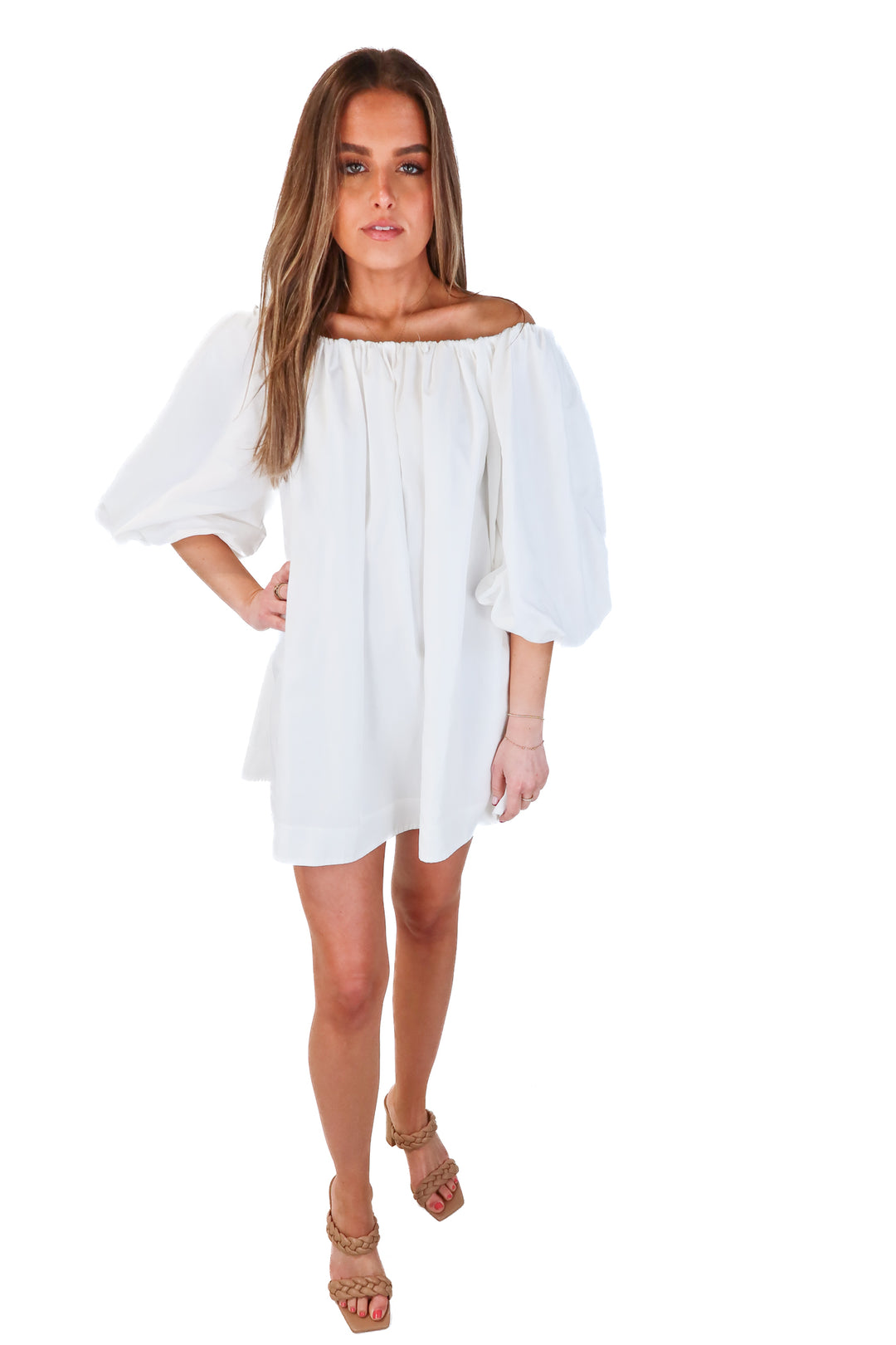 Mare mare white a-line dress (CS; retail $148)