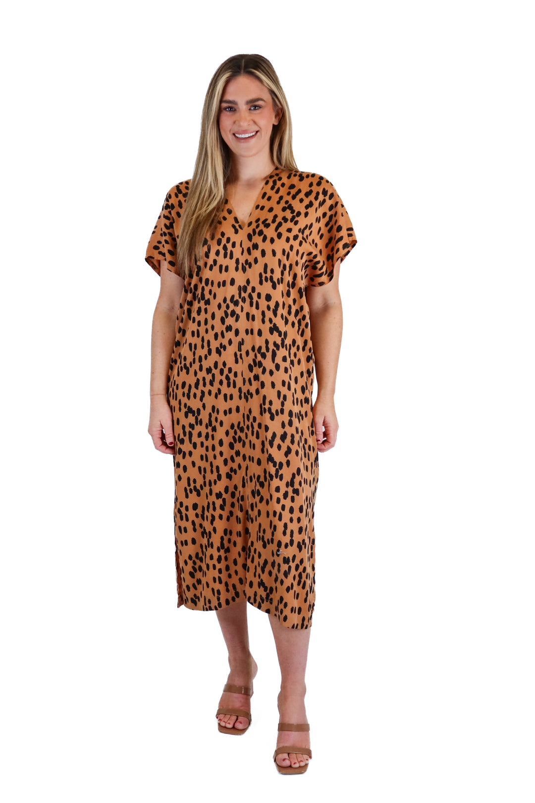 Sidia Leopard Print Caftan (1)