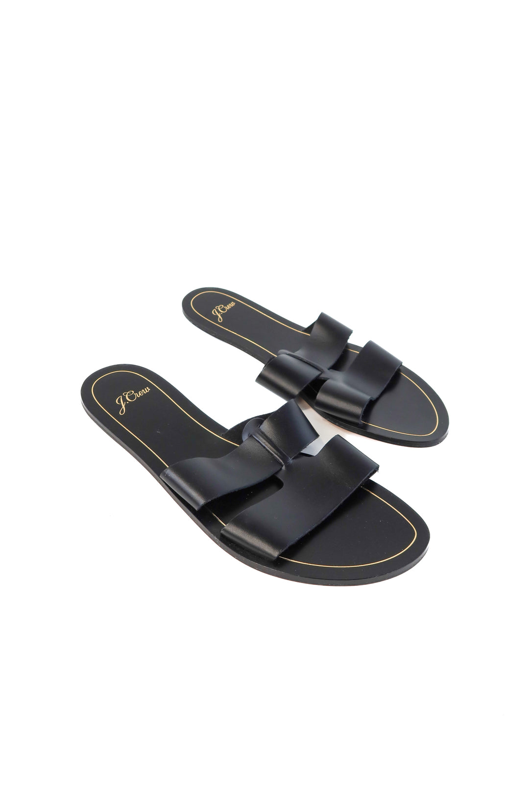 J.Crew black sandals (9.5)