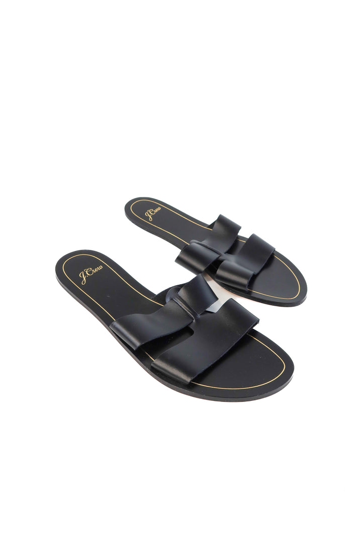 J.Crew black sandals (9.5)