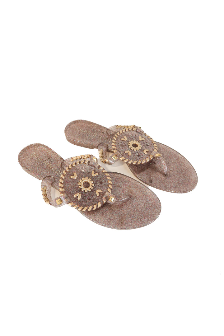jack rogers jelly sandals (8; retail $60)