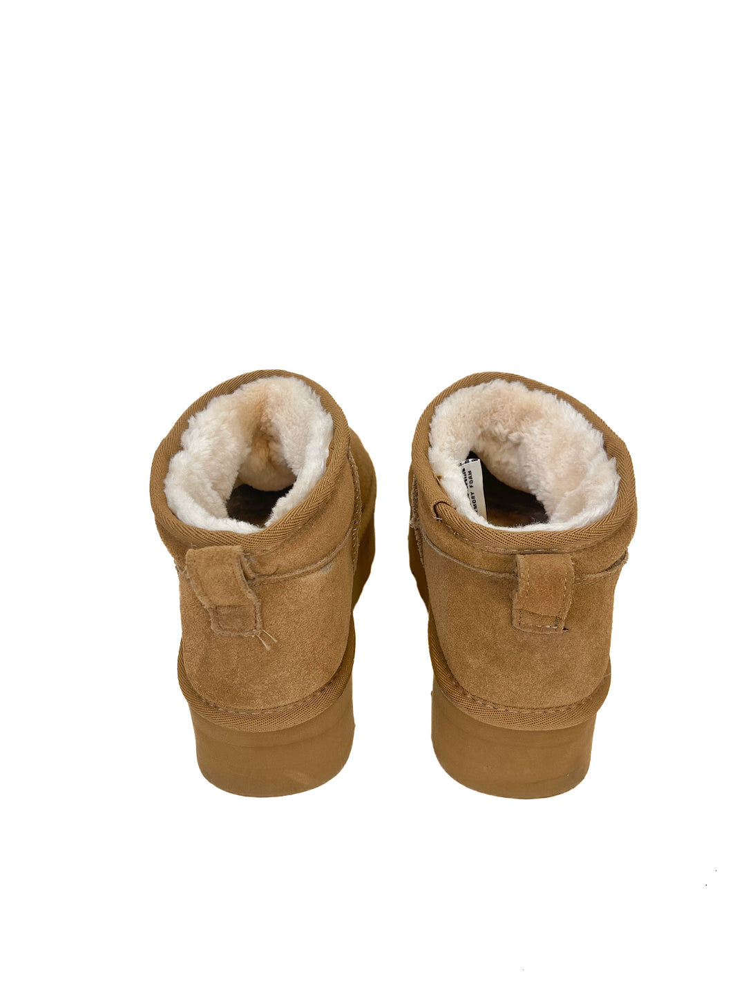 Cushionaire Tan Platform Boots NWOT (7.5)
