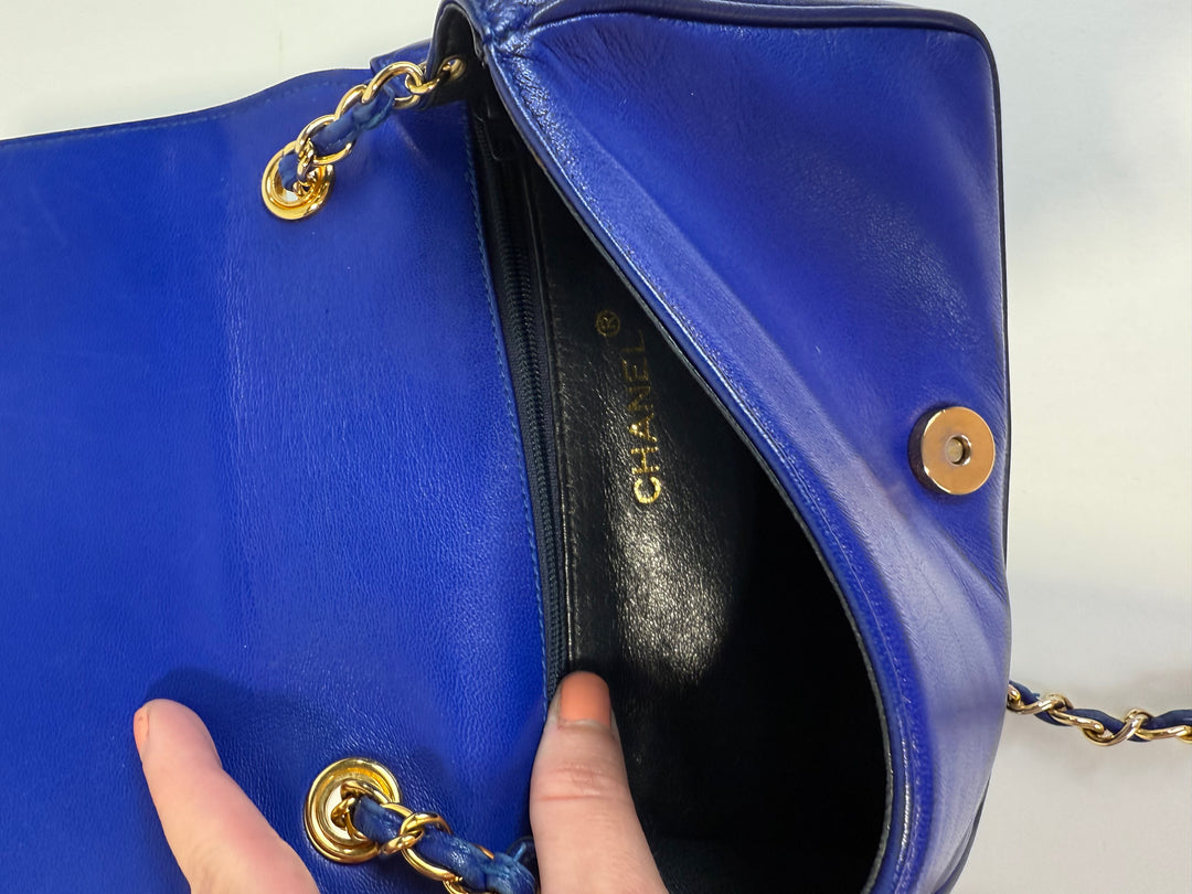 Chanel Lambskin CC Mania Full Flap Bag (vintage)