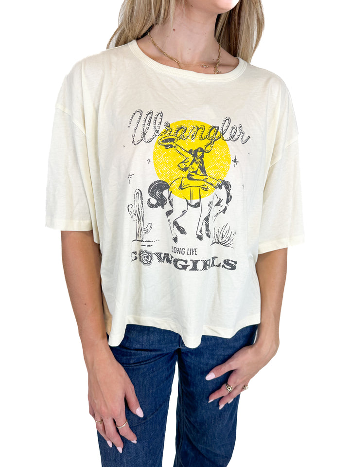 Wrangler Long Live Cowgirls T-Shirt NWT (M)