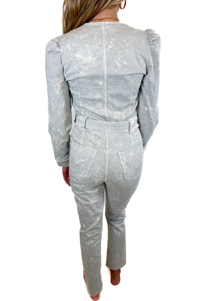 Hudson Los Angeles Belted Denim Jumpsuit NWT (XS; retail $325)