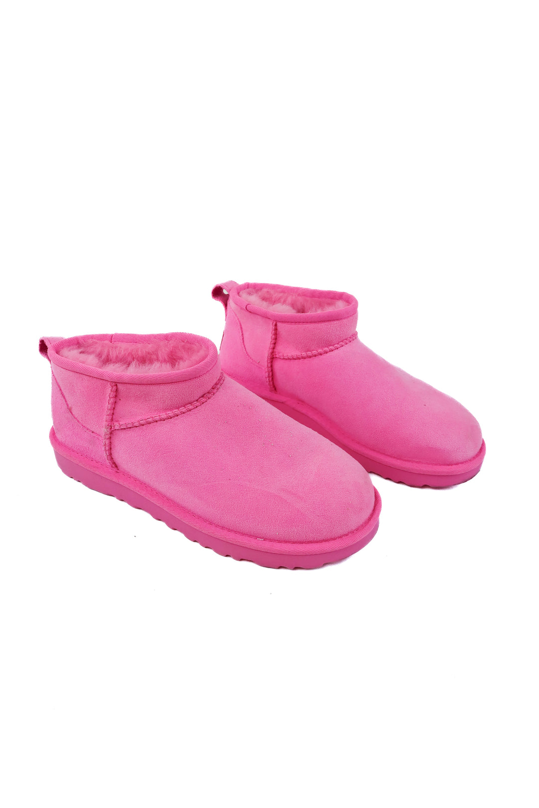 ugg hot pink mini booties NWOT (7; retail $140)
