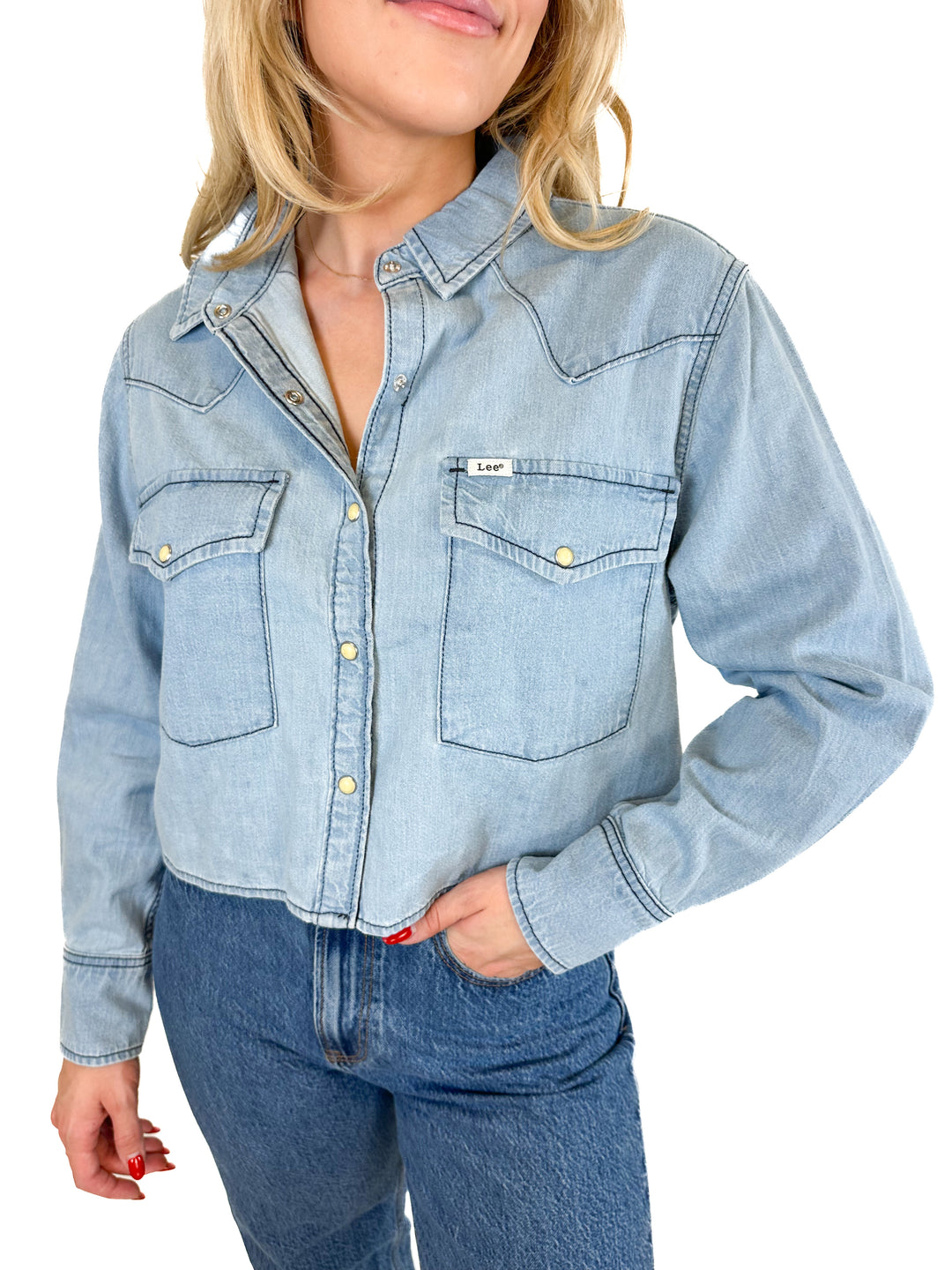 Lee Cropped Western Overshirt NWT (XS)