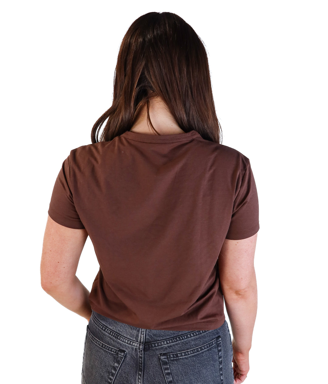 Cuts brown short sleeve tee (s; retail $52)