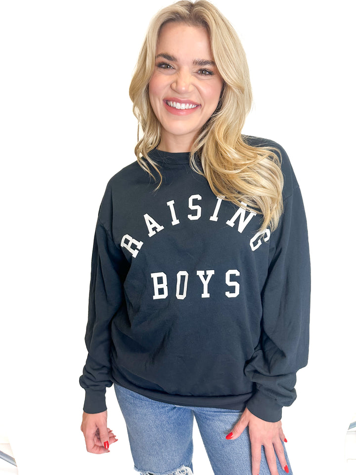 Raising Boys Navy Sweatshirt (M)