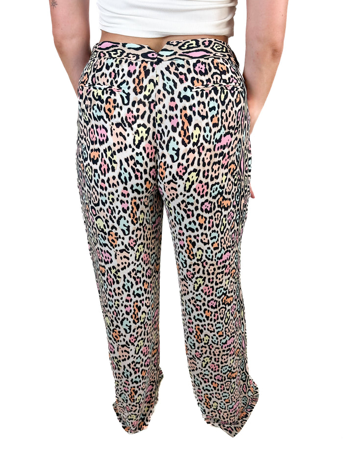 BCBG Max Azria Leopard Print Pant (M)
