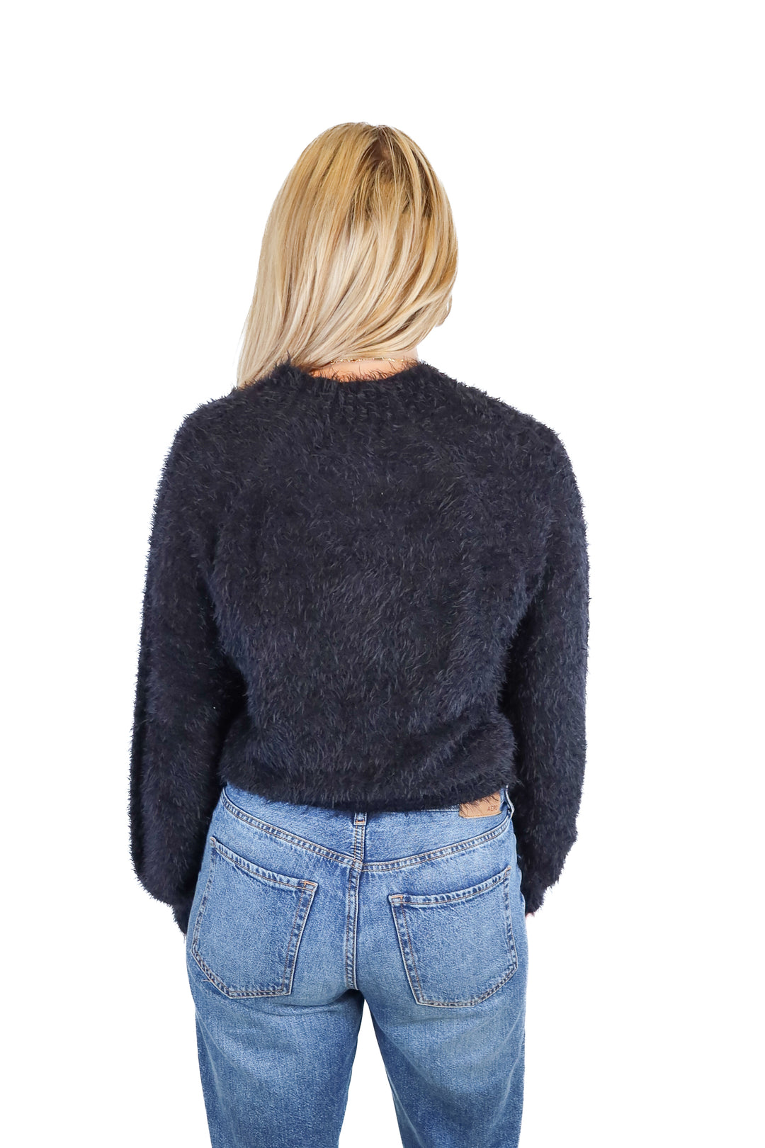 Show Me Your Mumu black knit sweater (S; retail $148)