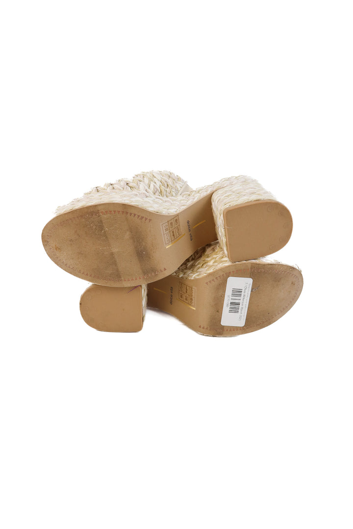 Dolce vita woven platform sandals (7; retail $159)