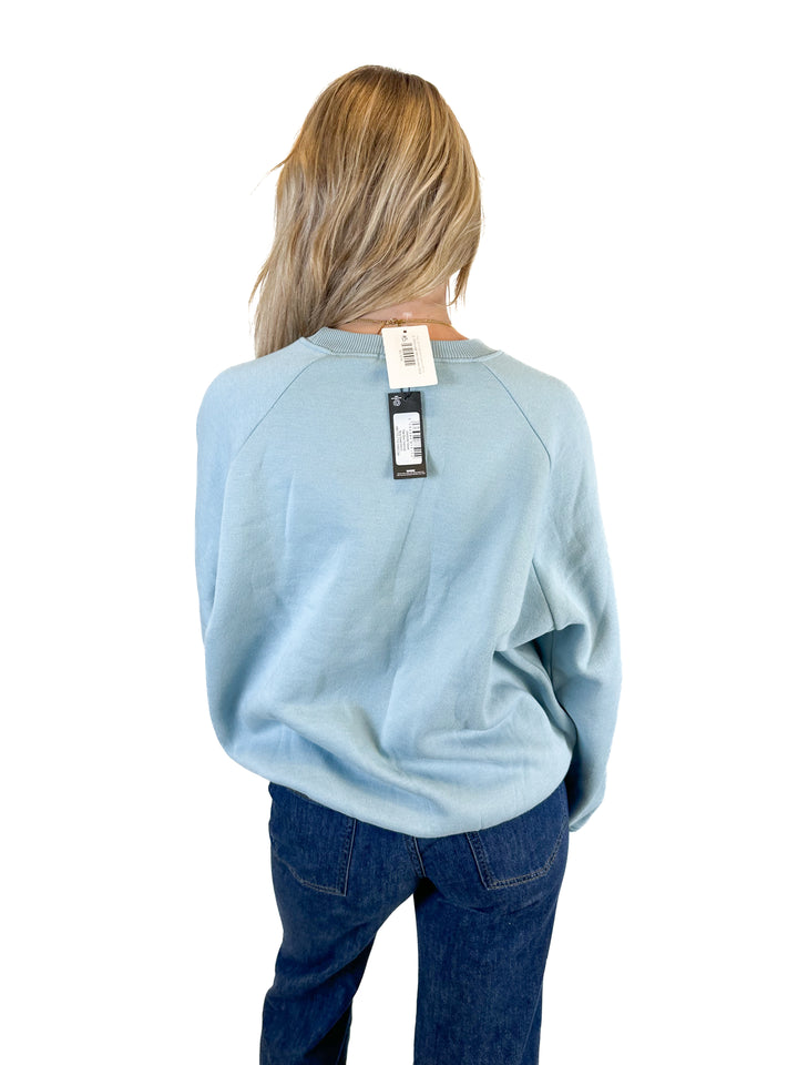 Pretty Little Thing Blue Boxy Sweatshirt NWT (S)