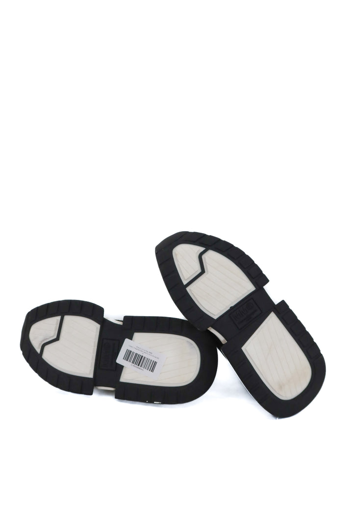 maison margiela black sparkly sock shoes (6; retail $950)
