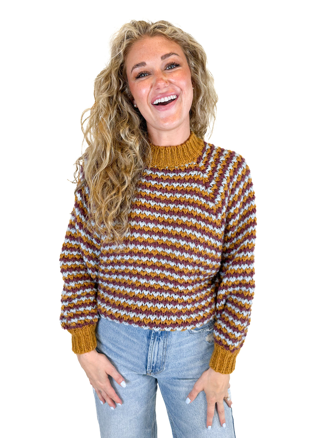 Storia Harrison Chunky Knit Sweater Multi (M)