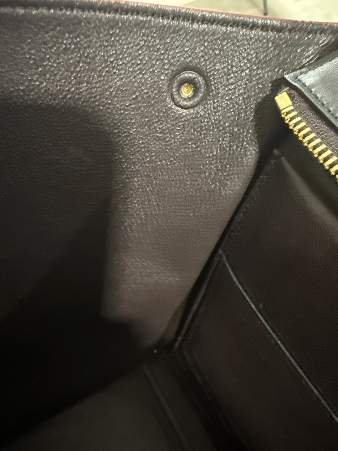 SOLD: Celine Bullhide Calfskin Medium Tri-Color Trapeze in Taupe (retail $2,300)