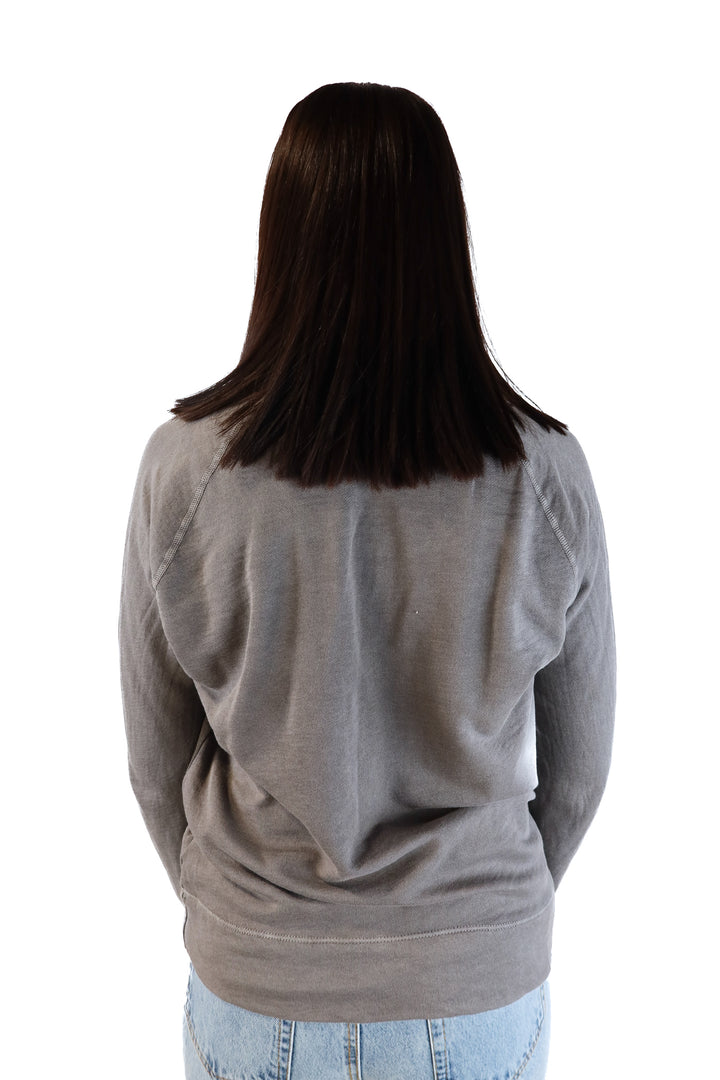 James Perse grey pullover (0; retail $195)
