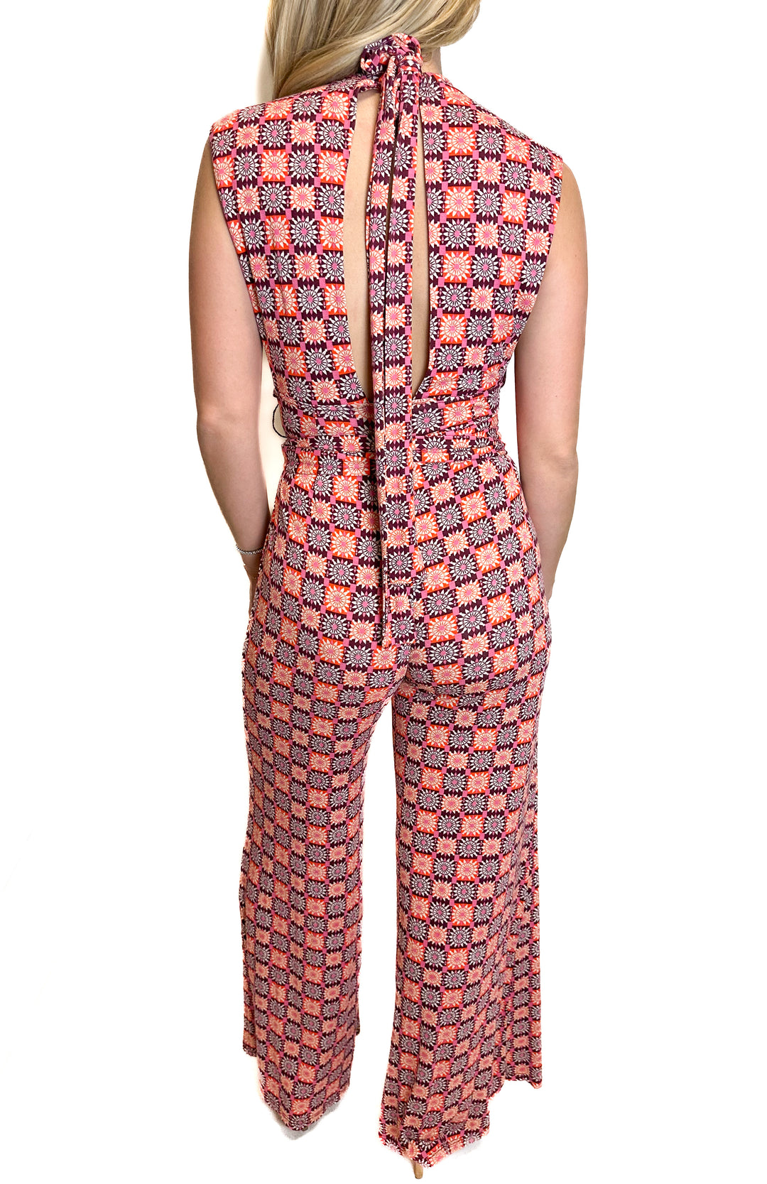 Free People Floral Knit Jumpsuit (XS)