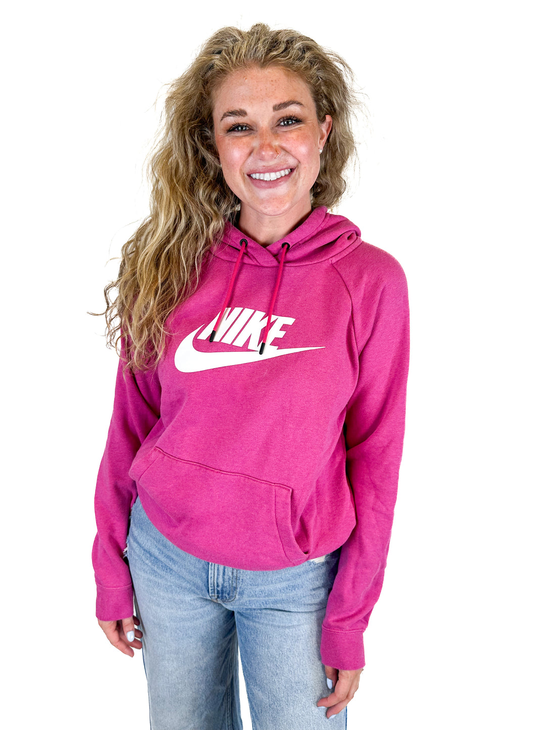 Nike Fleece Hooded Sweatshirt (M)