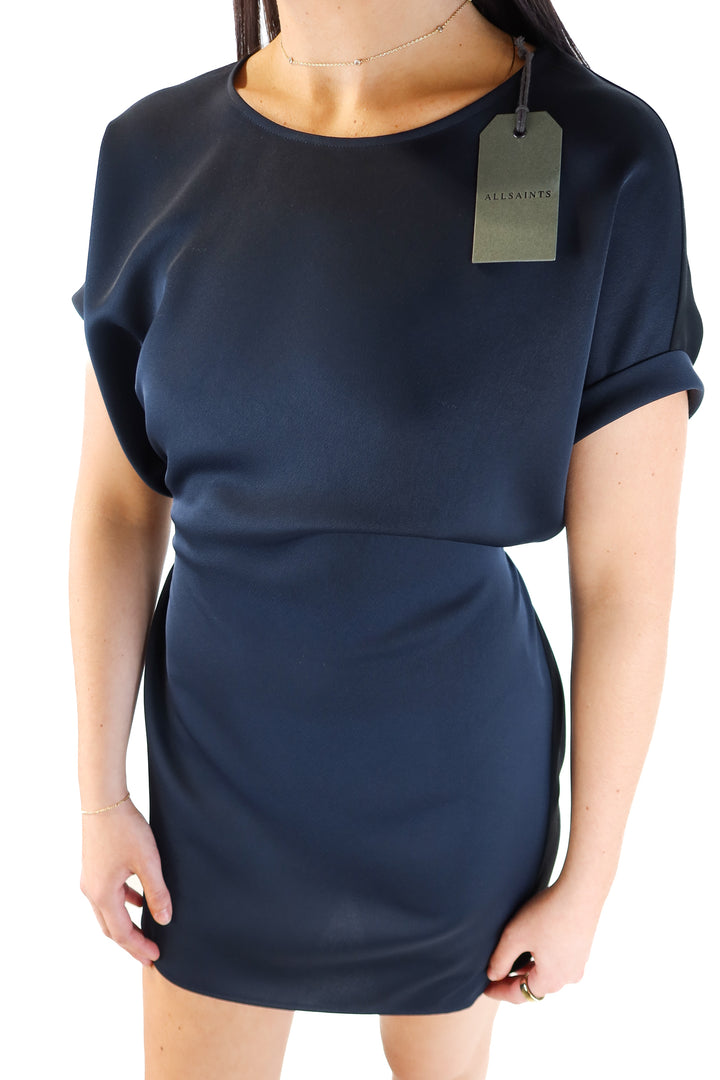 All saints blue/black “SONNY DRESS” NWT (2; retails for $268)